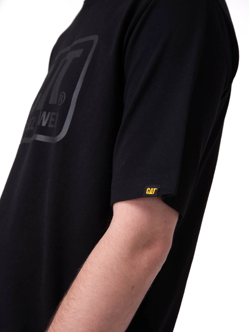 POLERA MANGA CORTA HOMBRE DIESEL POWER S/S TEE NEGRO CAT - 6