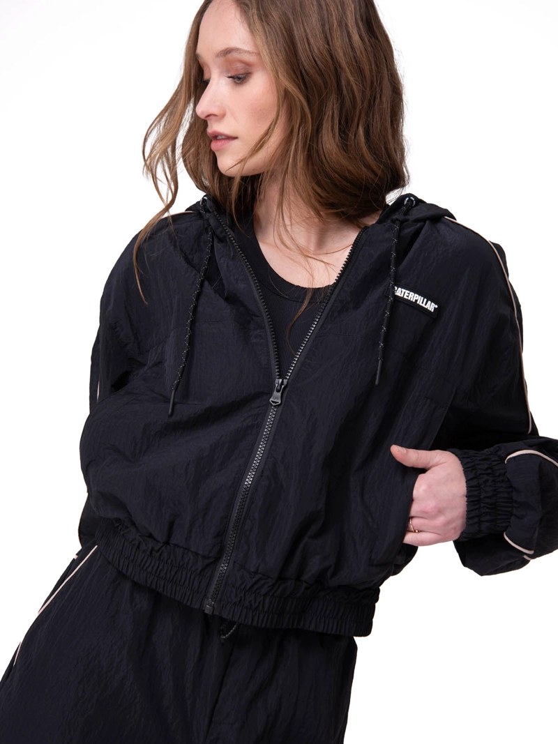 CHAQUETA MUJER W NYLON RIPSTOP JACK NEGRO CAT - 2