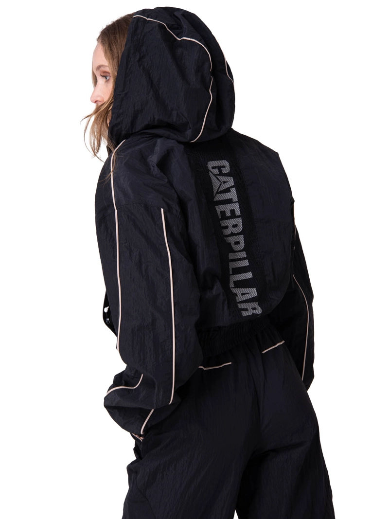 CHAQUETA MUJER W NYLON RIPSTOP JACK NEGRO CAT - 4