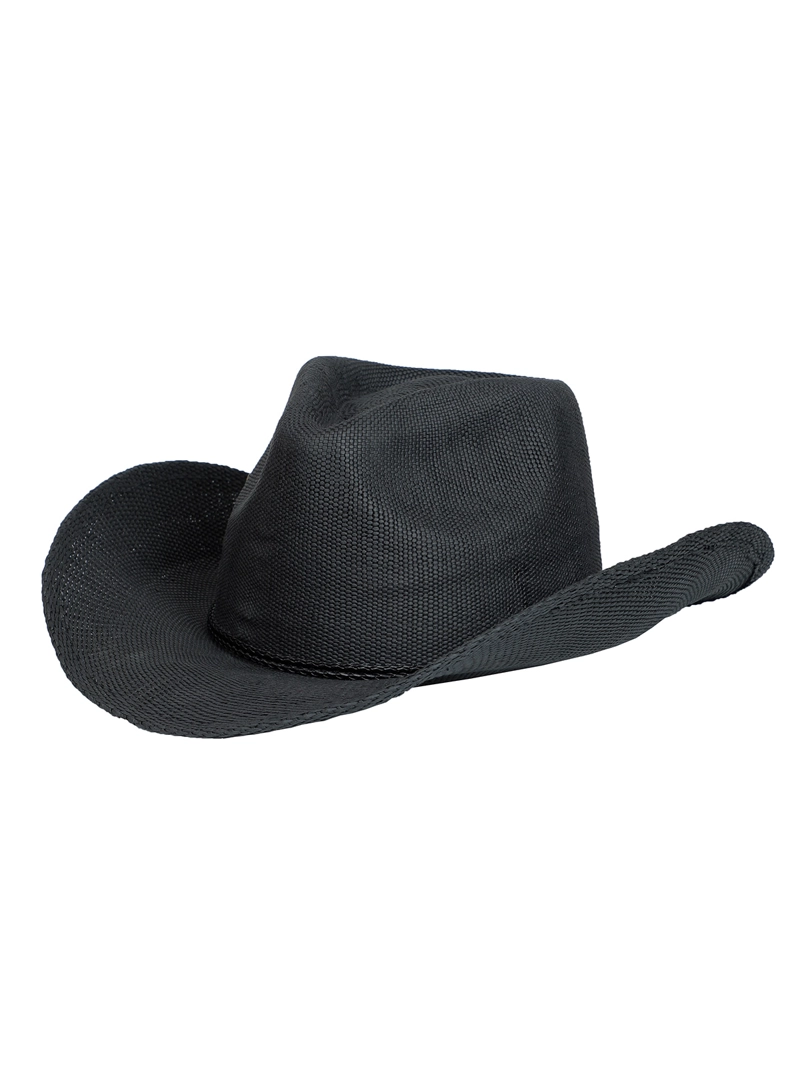 SOMBRERO MUJER WESTERN COWGIRL HAT NEGRO CAT - 2