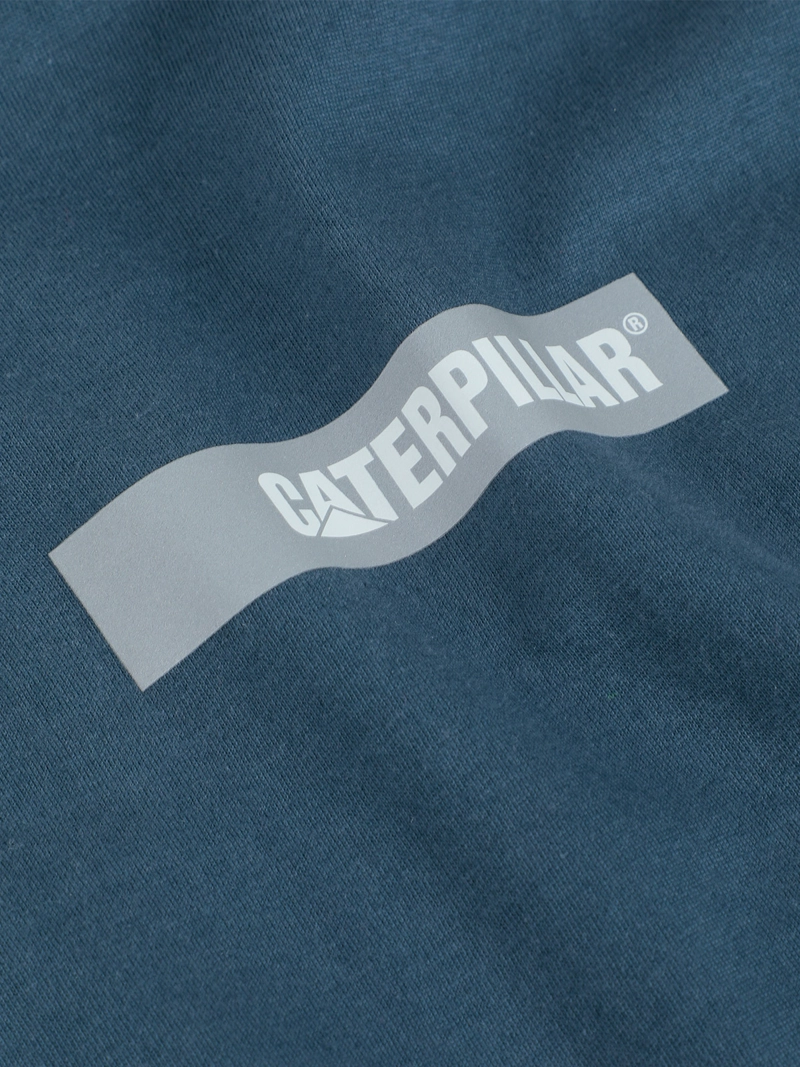 POLERA MANGA CORTA GRAPHIC TEE HOMBRE AZUL CAT - 4
