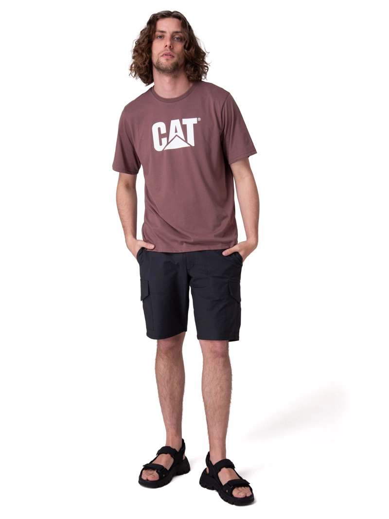 POLERA MANGA CORTA HOMBRE CAT LOGO TEE CAFE  CAT - 5