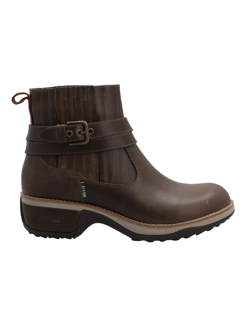 BOTIN CUERO MUJER PORIRUA CAFE  OSCURO ROCKFORD - 1