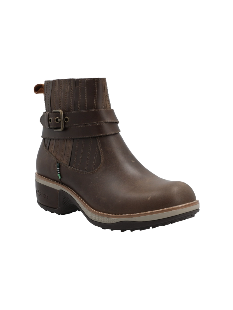 BOTIN CUERO MUJER PORIRUA CAFE  OSCURO ROCKFORD - 2
