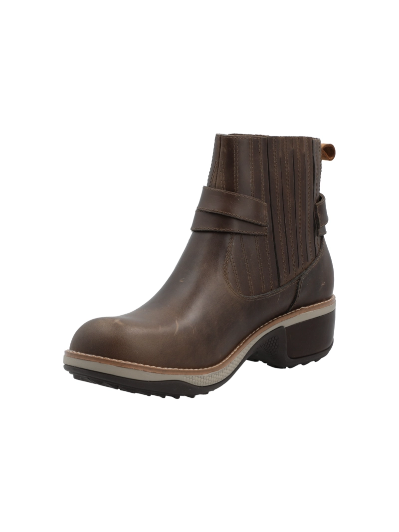 BOTIN CUERO MUJER PORIRUA CAFE  OSCURO ROCKFORD - 5