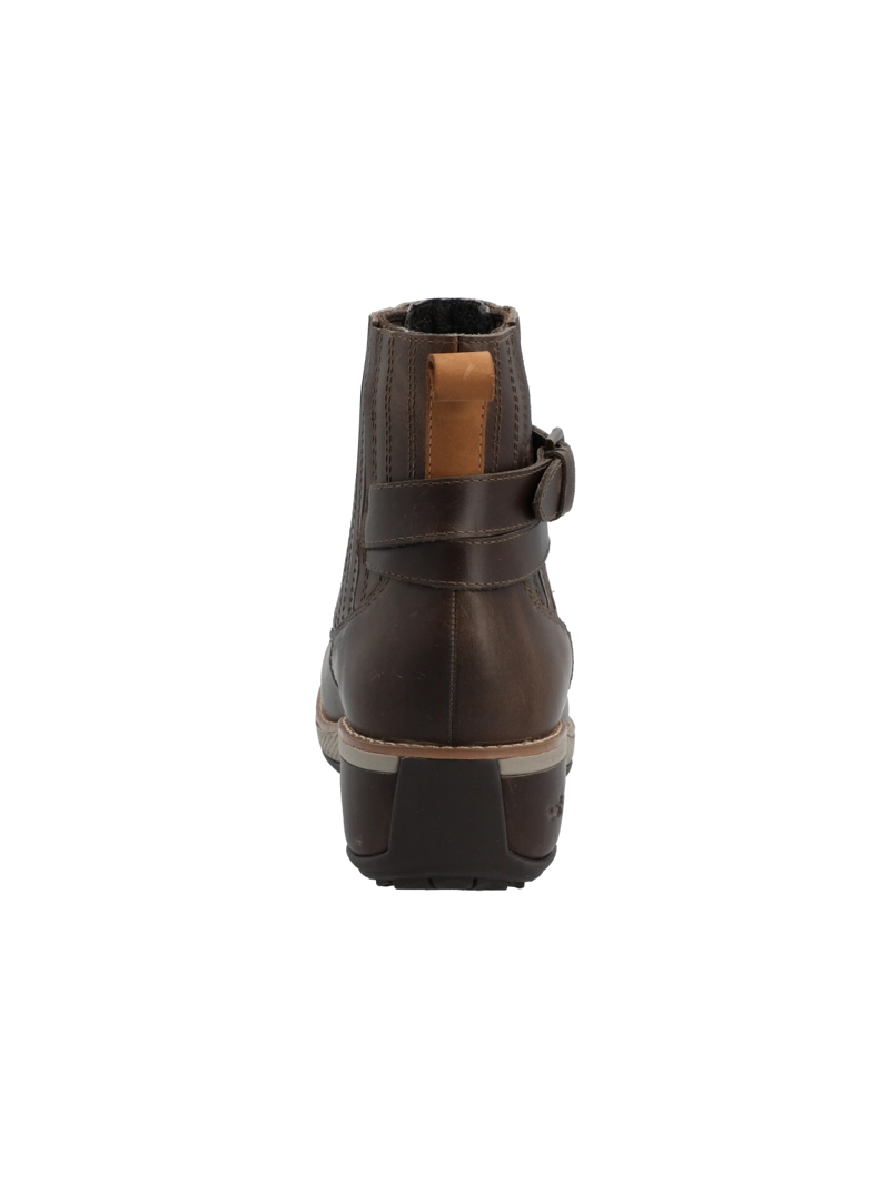 BOTIN CUERO MUJER PORIRUA CAFE  OSCURO ROCKFORD - 7