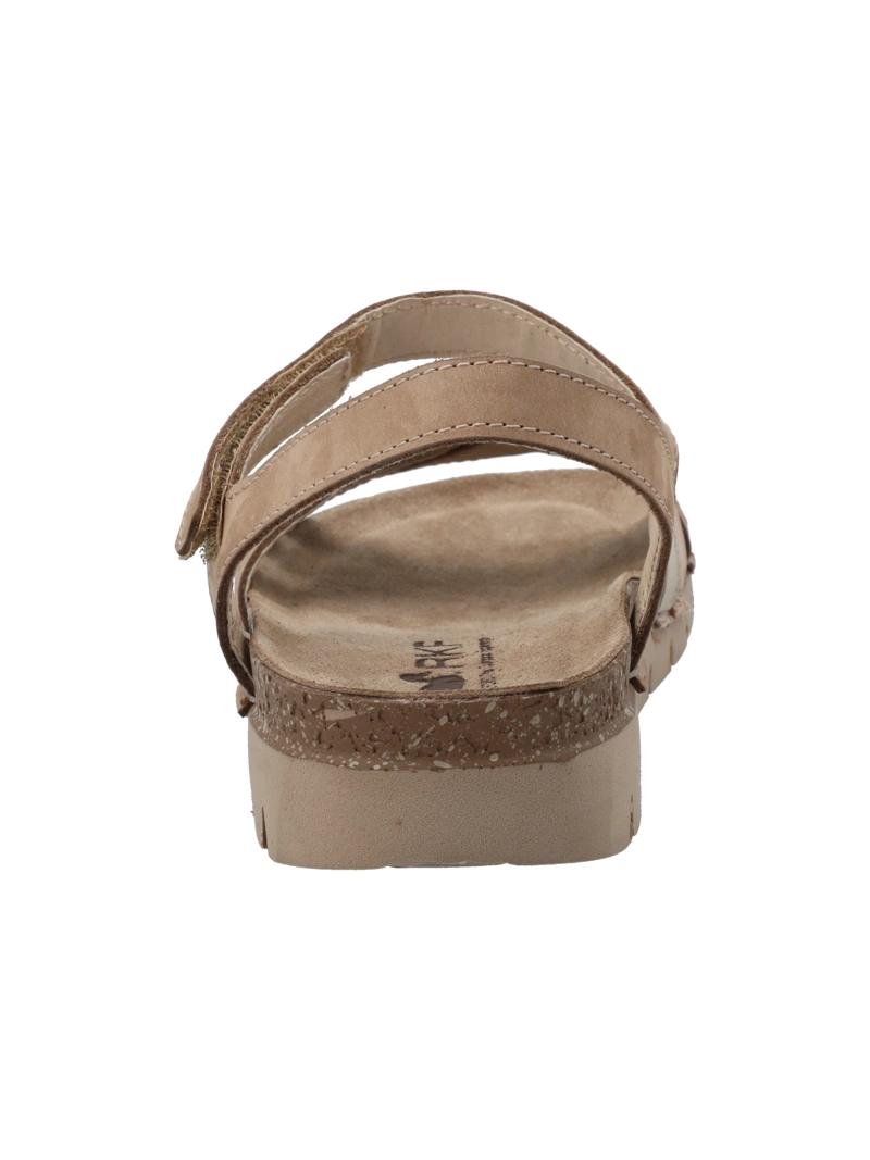 SANDALIA CUERO MUJER OTTAWA BEIGE ROCKFORD - 7
