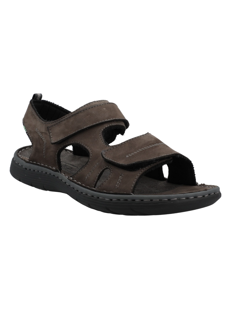 SANDALIA CUERO HOMBRE NICO GRIS ROCKFORD - 2