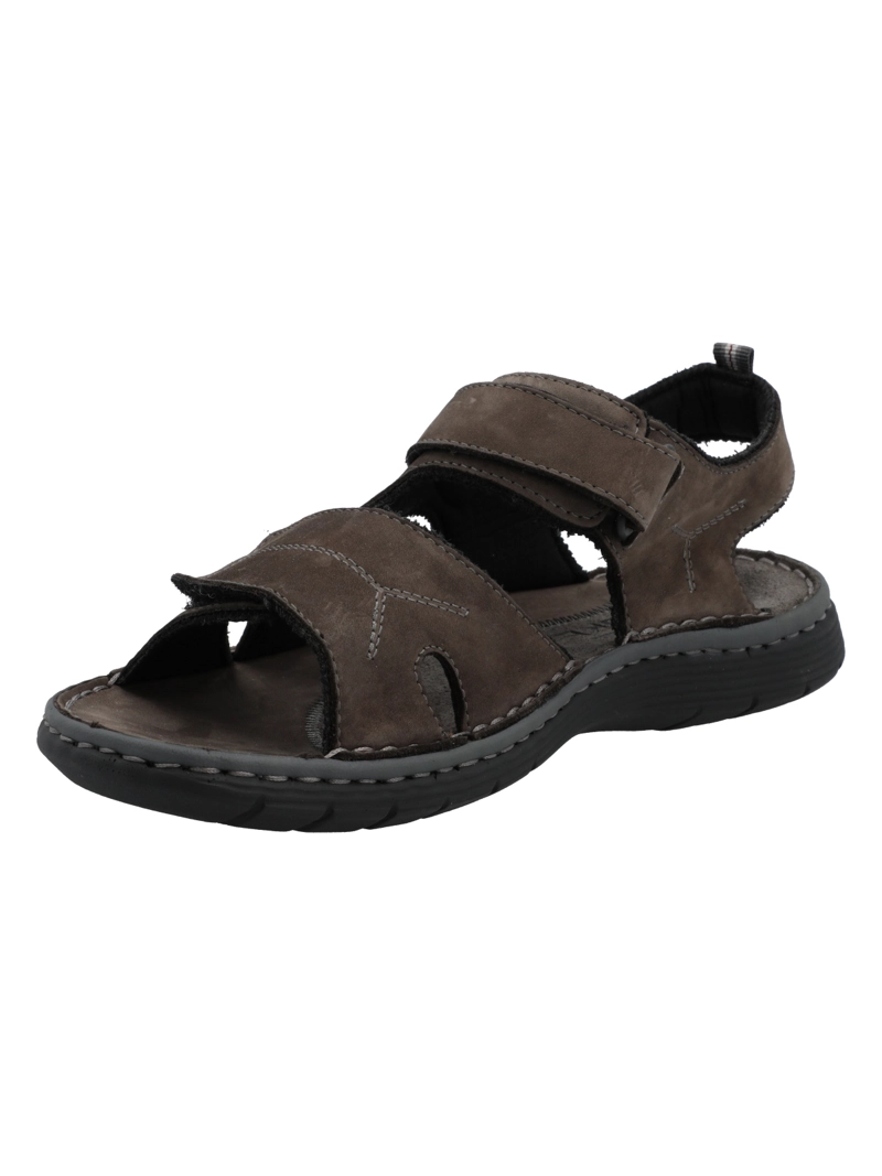 SANDALIA CUERO HOMBRE NICO GRIS ROCKFORD - 5