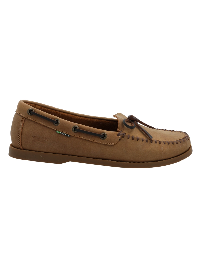 MOCASIN CUERO MUJER BOAT RIB CAMEL ROCKFORD - 1