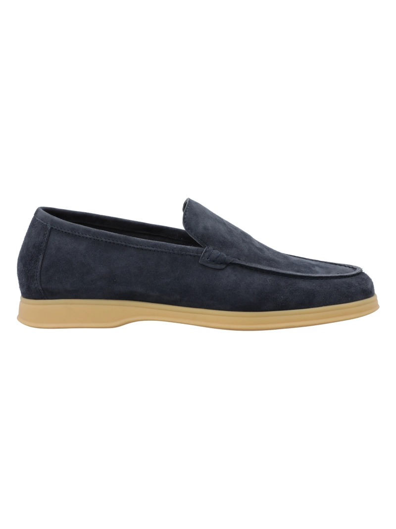 MOCASIN CUERO HOMBRE BEMER AZUL ROCKFORD - 1