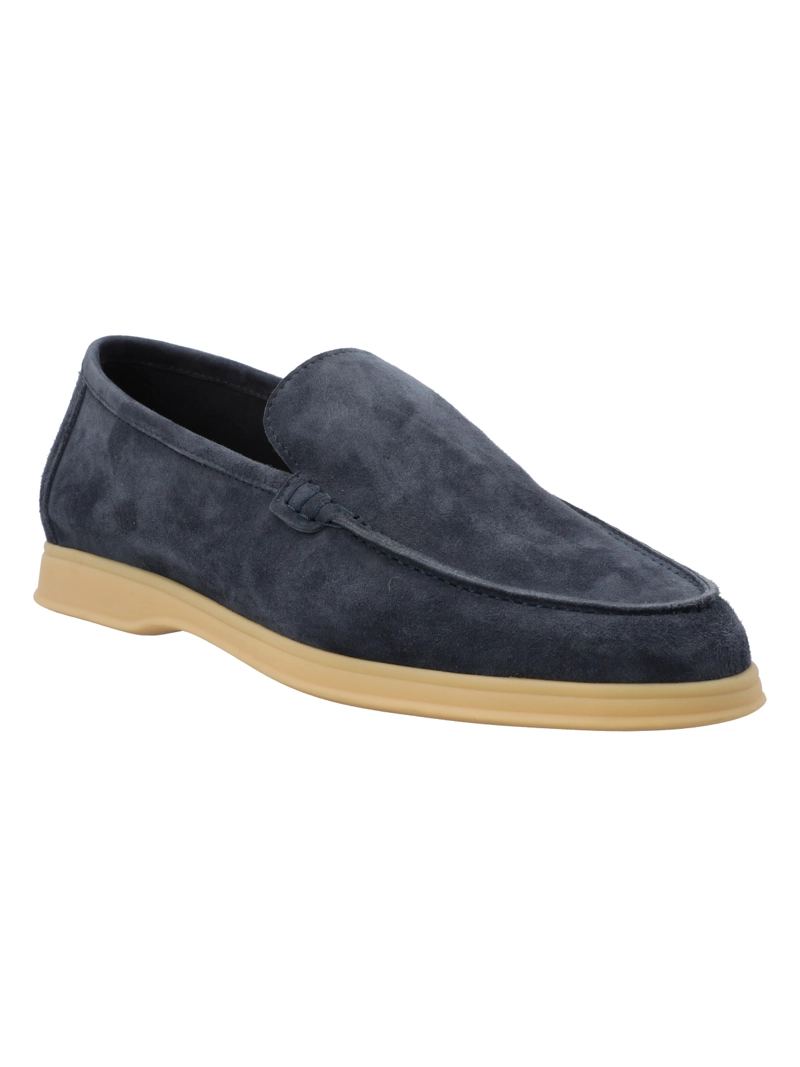 MOCASIN CUERO HOMBRE BEMER AZUL ROCKFORD - 2