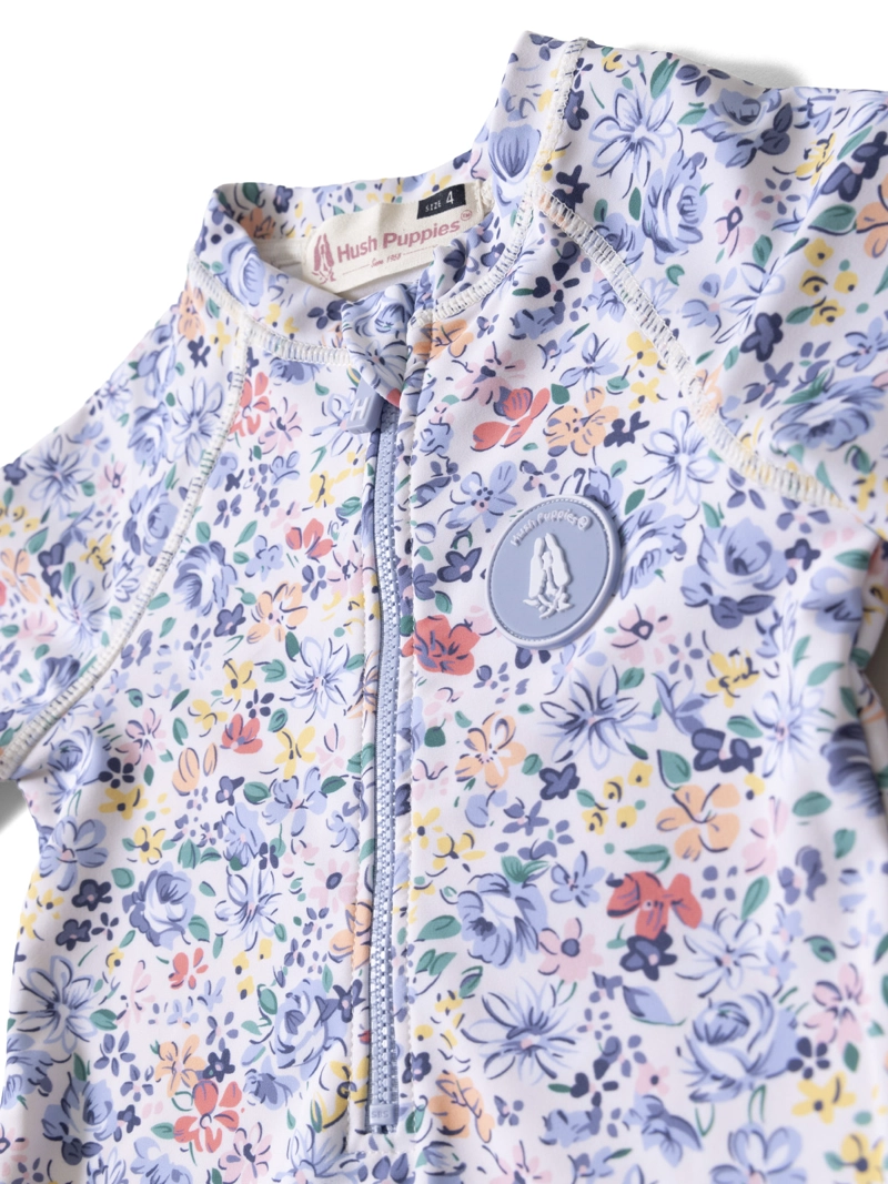 TRAJE DE BAÑO NIÑA FLOWERS ROSADO HUSH PUPPIES KIDS - 4