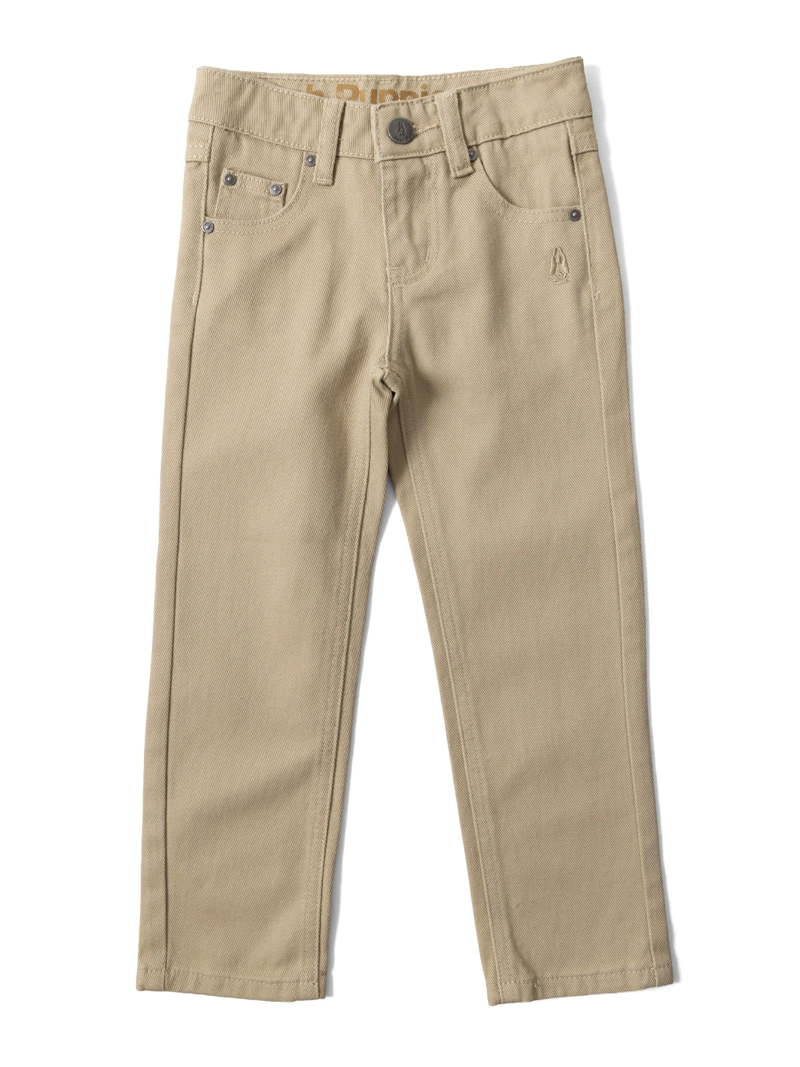 PANTALON NIÑO THEO BEIGE HUSH PUPPIES KIDS - 1