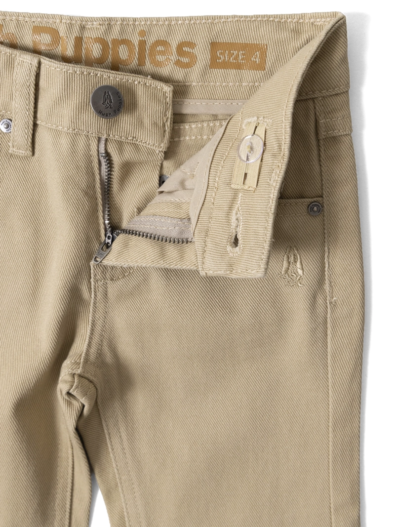 PANTALON NIÑO THEO BEIGE HUSH PUPPIES KIDS - 4