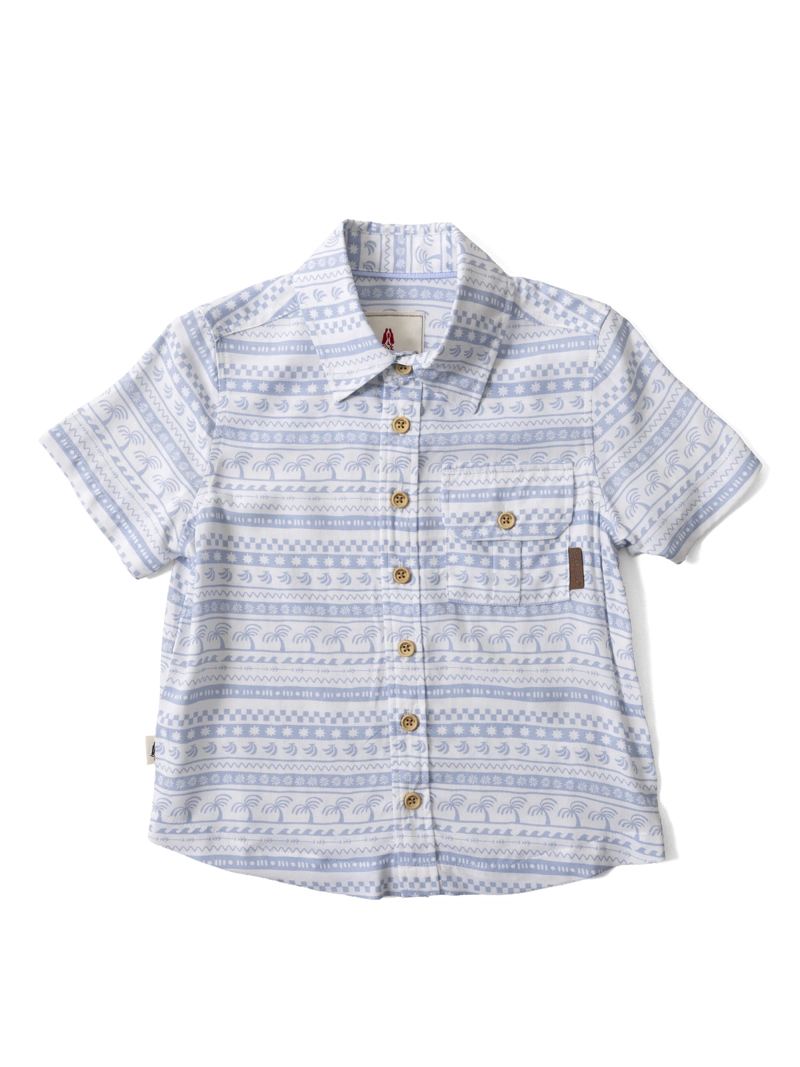 CAMISA MANGA CORTA NIÑO AURA BLANCO HUSH PUPPIES KIDS - 1