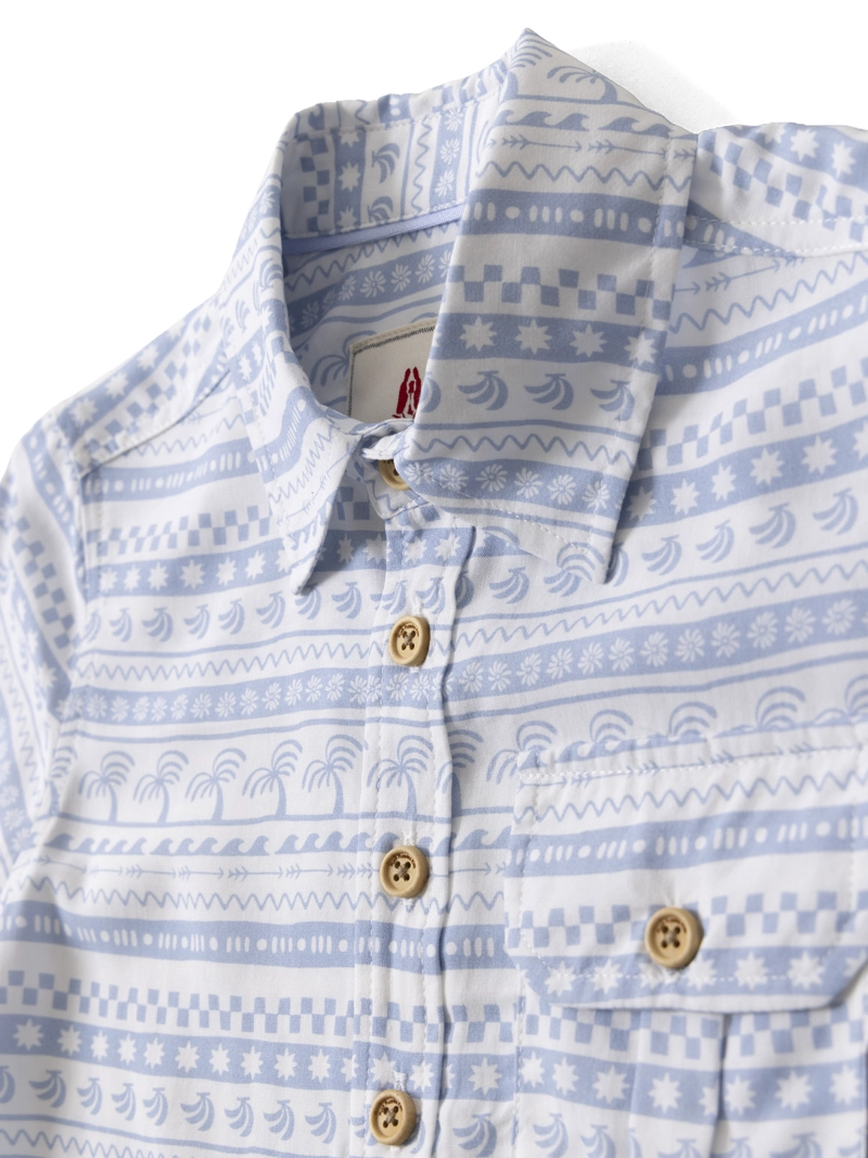 CAMISA MANGA CORTA NIÑO AURA BLANCO HUSH PUPPIES KIDS - 4