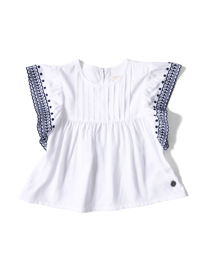 BLUSA MANGA CORTA NIÑA HARMONY BLANCO HUSH PUPPIES KIDS - 1