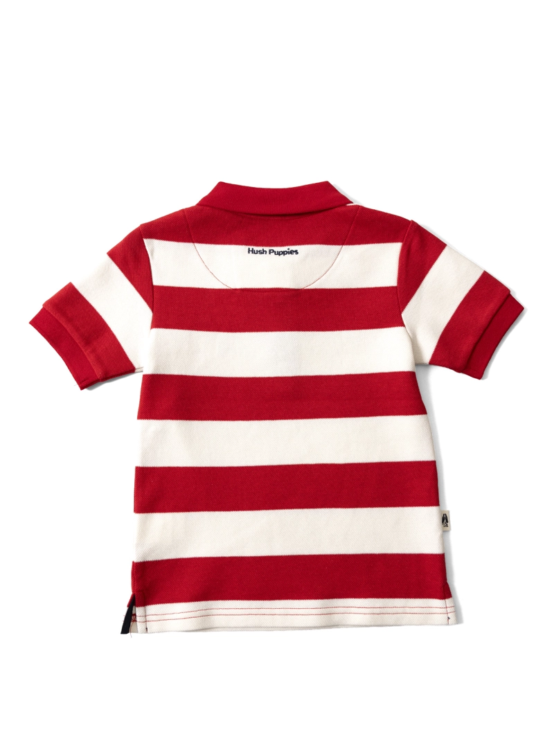 POLERA MANGA CORTA NIÑO ROMEO ROJO HUSH PUPPIES KIDS - 2