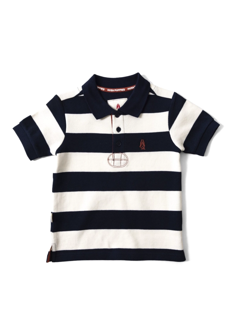 POLERA MANGA CORTA NIÑO ROMEO AZUL HUSH PUPPIES KIDS - 1