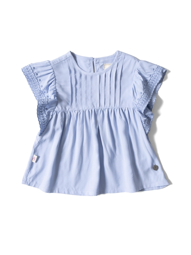 BLUSA M/C NIÑA HARMONY AZUL CLARO HUSH PUPPIES KIDS - 1