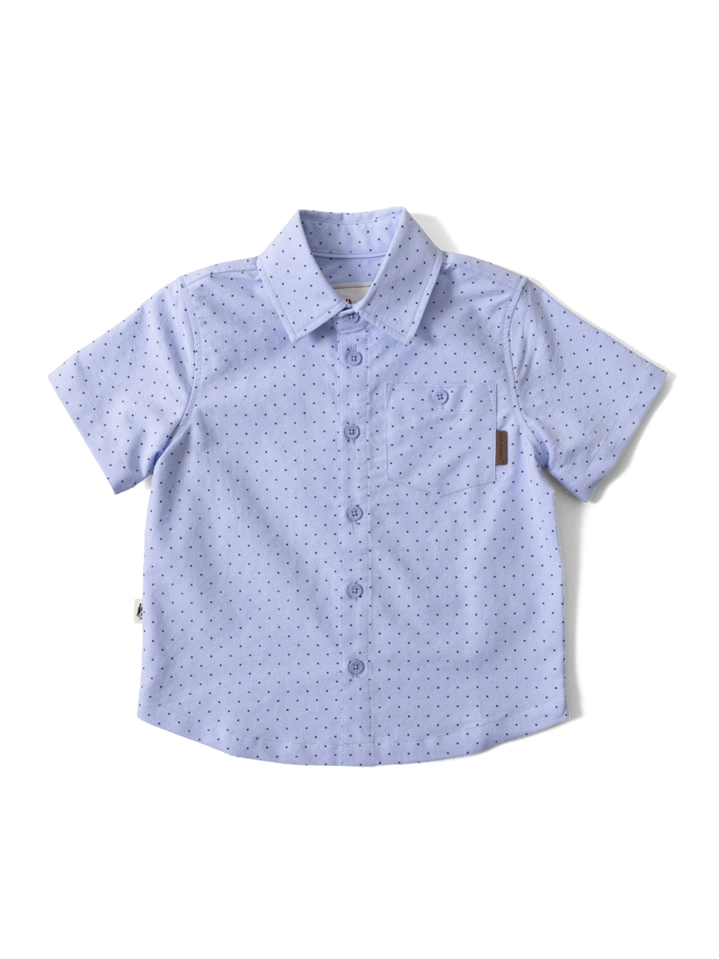 CAMISA M/C NIÑO LAURENT CELESTE HUSH PUPPIES KIDS - 1