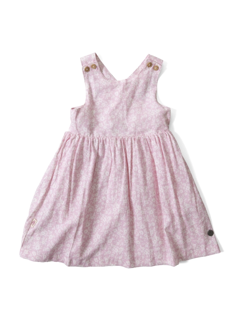VESTIDO NIÑA ALI ROSADO HUSH PUPPIES KIDS - 1