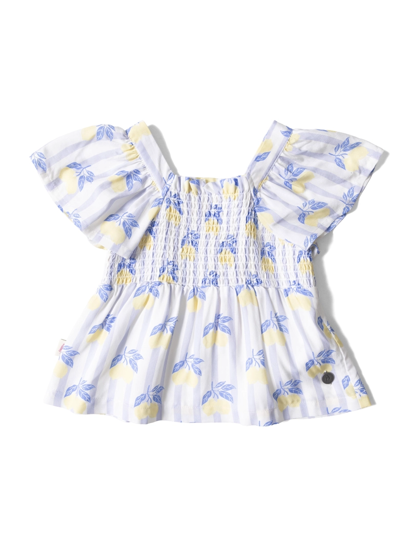 BLUSA MANGA CORTA NIÑA LUZ AZUL CLARO HUSH PUPPIES KIDS - 2