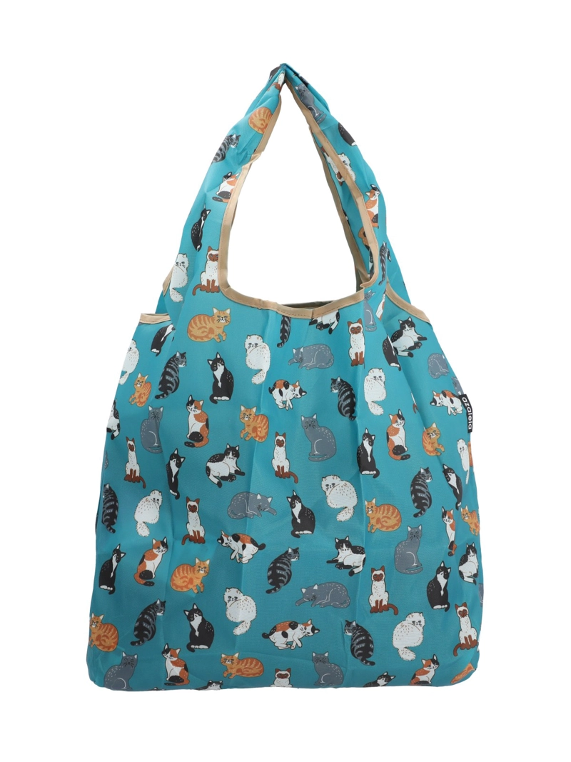 BOLSA POLIESTER MUJER SHOPPING BAG CATTY AZUL AZALEIA - 1