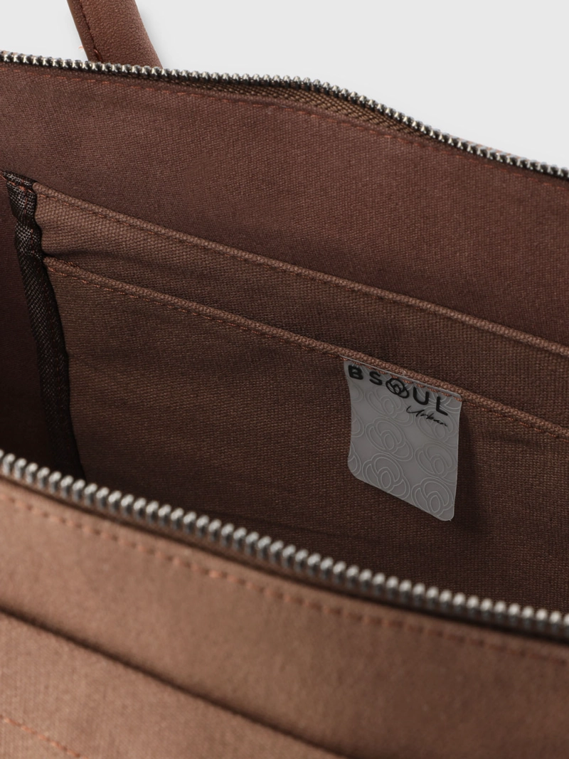 BOLSO MUJER BELLY BAG CAFE  BSOUL - 5
