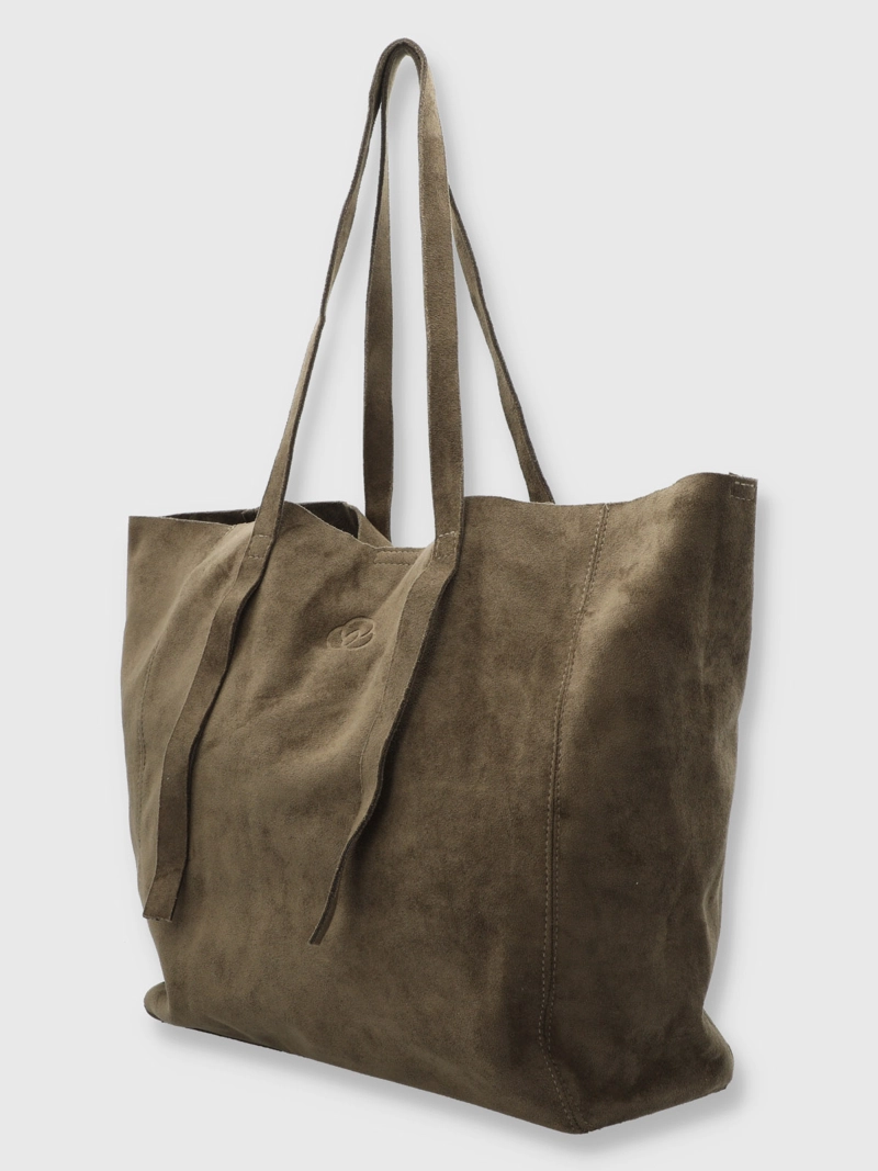 BOLSO CUERO MUJER SUEDE BAG VERDE BSOUL - 3