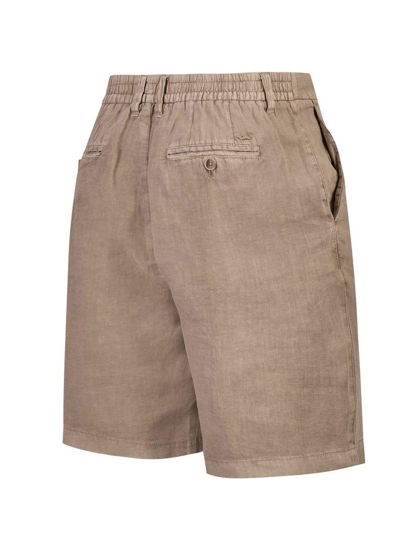 SHORT LINO ORGANICO HOMBRE LINEN BEIGE ROCKFORD - 2