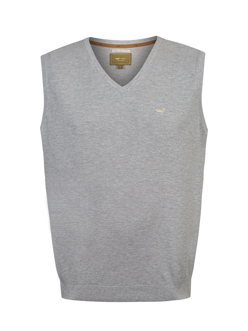 SWEATER ALGODON ORGANICO HOMBRE RIVO GRIS ROCKFORD - 1