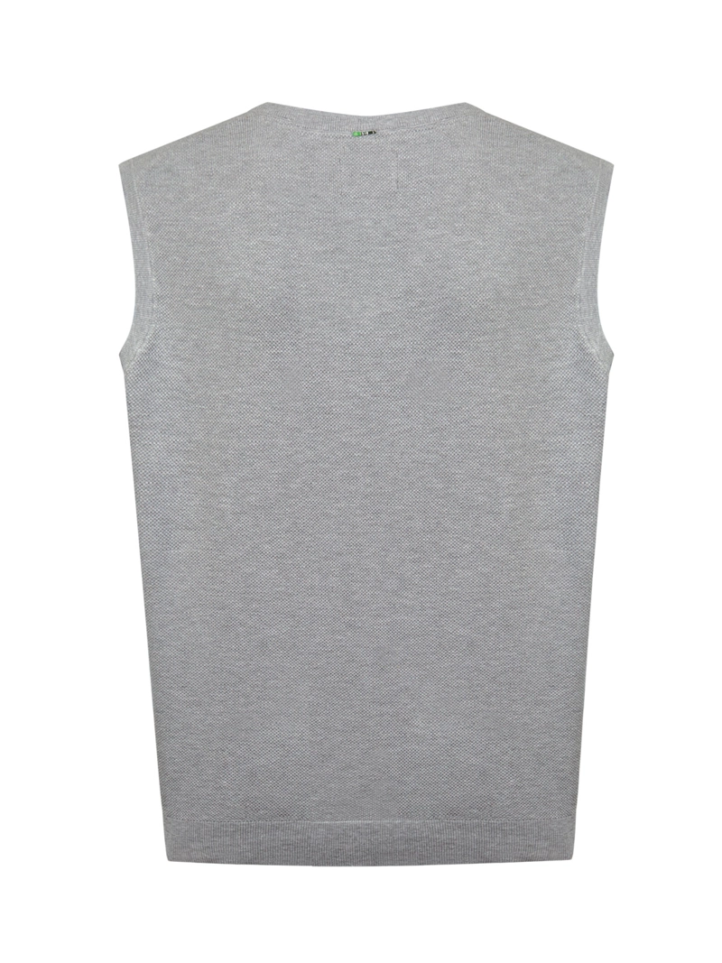 SWEATER ALGODON ORGANICO HOMBRE RIVO GRIS ROCKFORD - 2