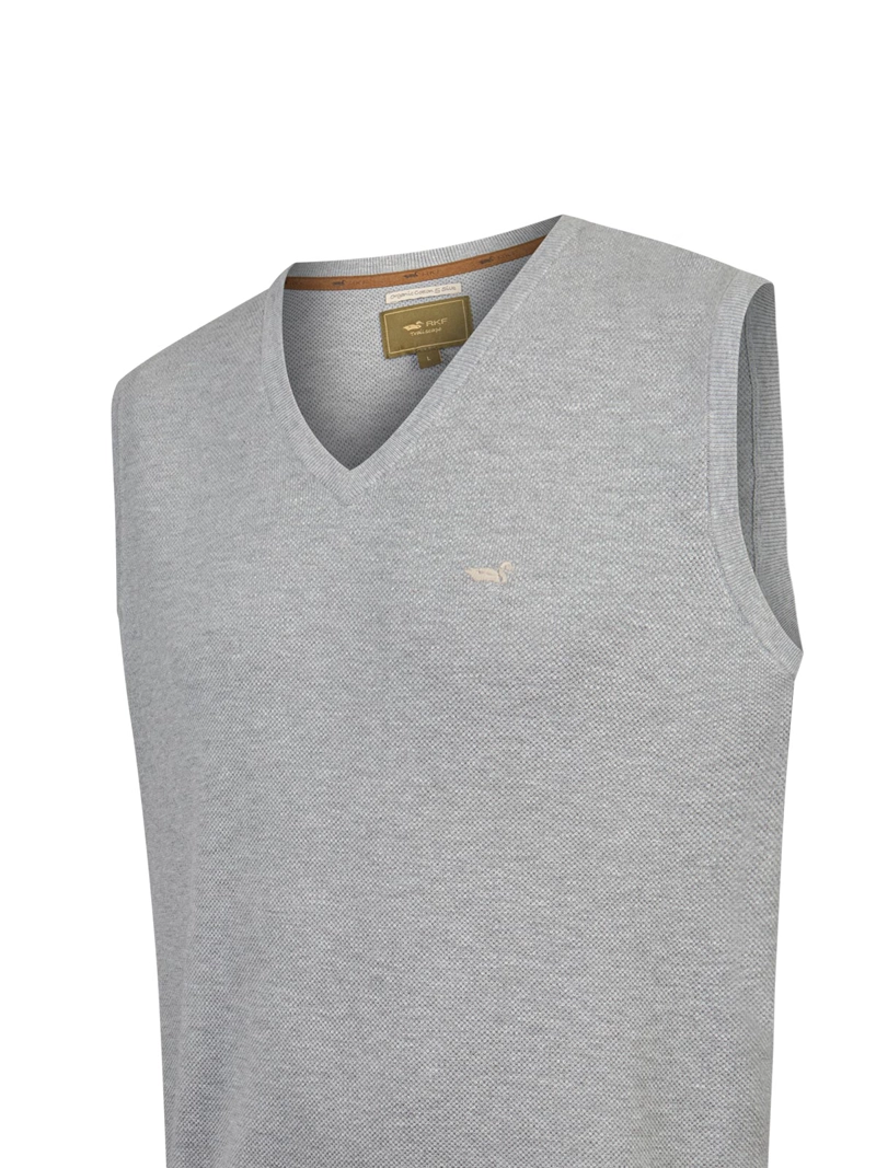 SWEATER ALGODON ORGANICO HOMBRE RIVO GRIS ROCKFORD - 4
