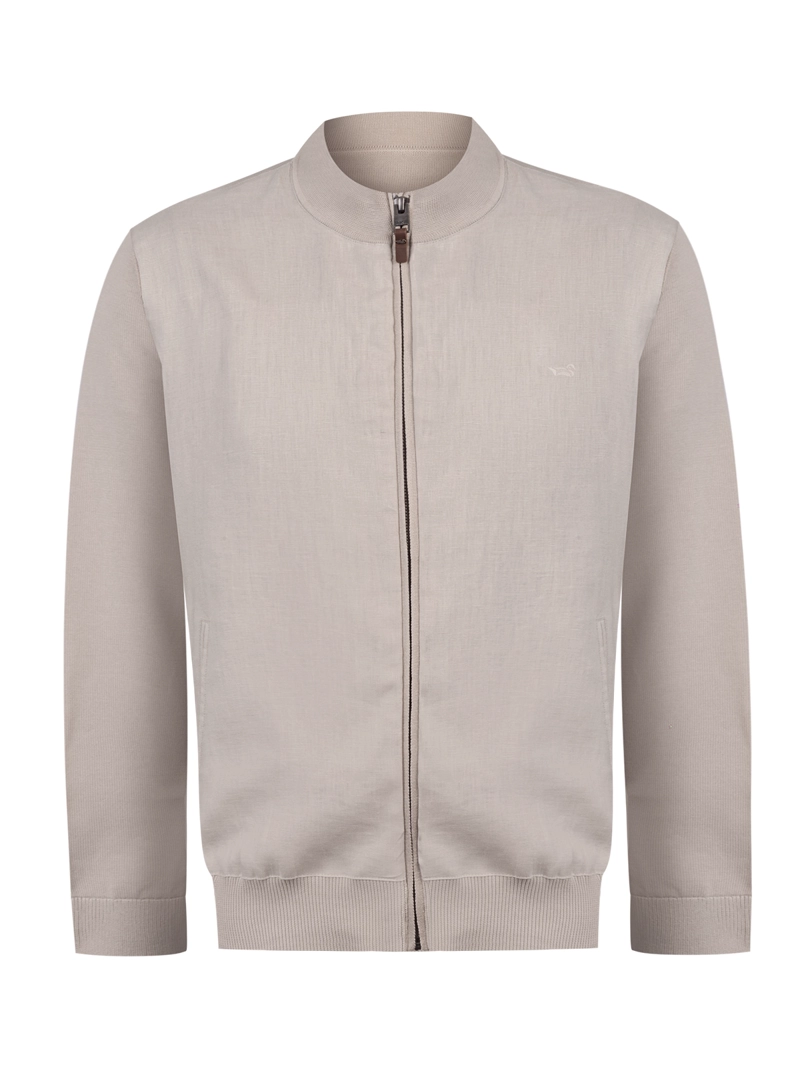 CHAQUETA LINO ORGANICO HOMBRE VELIN BEIGE ROCKFORD - 1