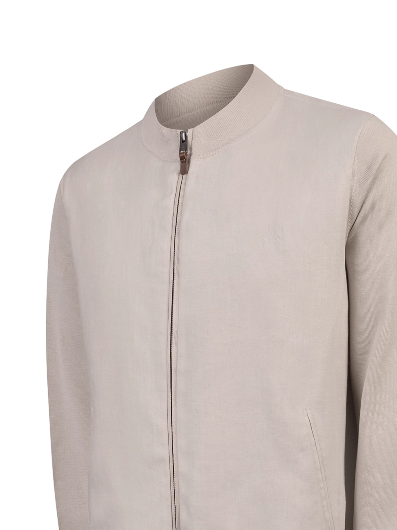 CHAQUETA LINO ORGANICO HOMBRE VELIN BEIGE ROCKFORD - 4