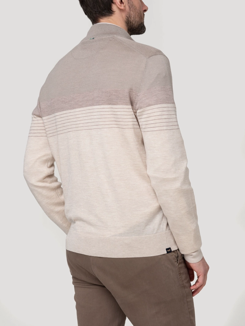 SWEATER CASHMERE HOMBRE AMALFI BEIGE ROCKFORD - 6