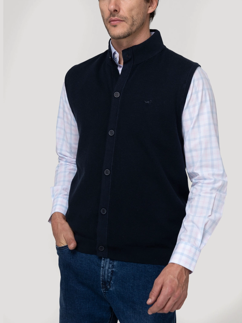 SWEATER ALGODON ORGANICO HOMBRE VERA AZUL ROCKFORD - 5