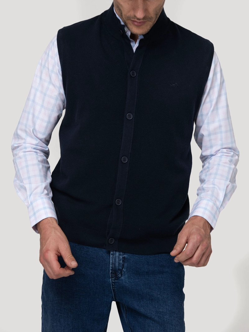 SWEATER ALGODON ORGANICO HOMBRE VERA AZUL ROCKFORD - 6