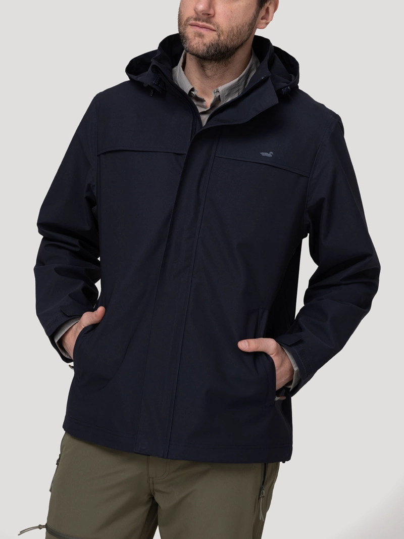 IMPERMEABLE FIBRAS RECICLADAS HOMBRE RAIN AZUL ROCKFORD - 5