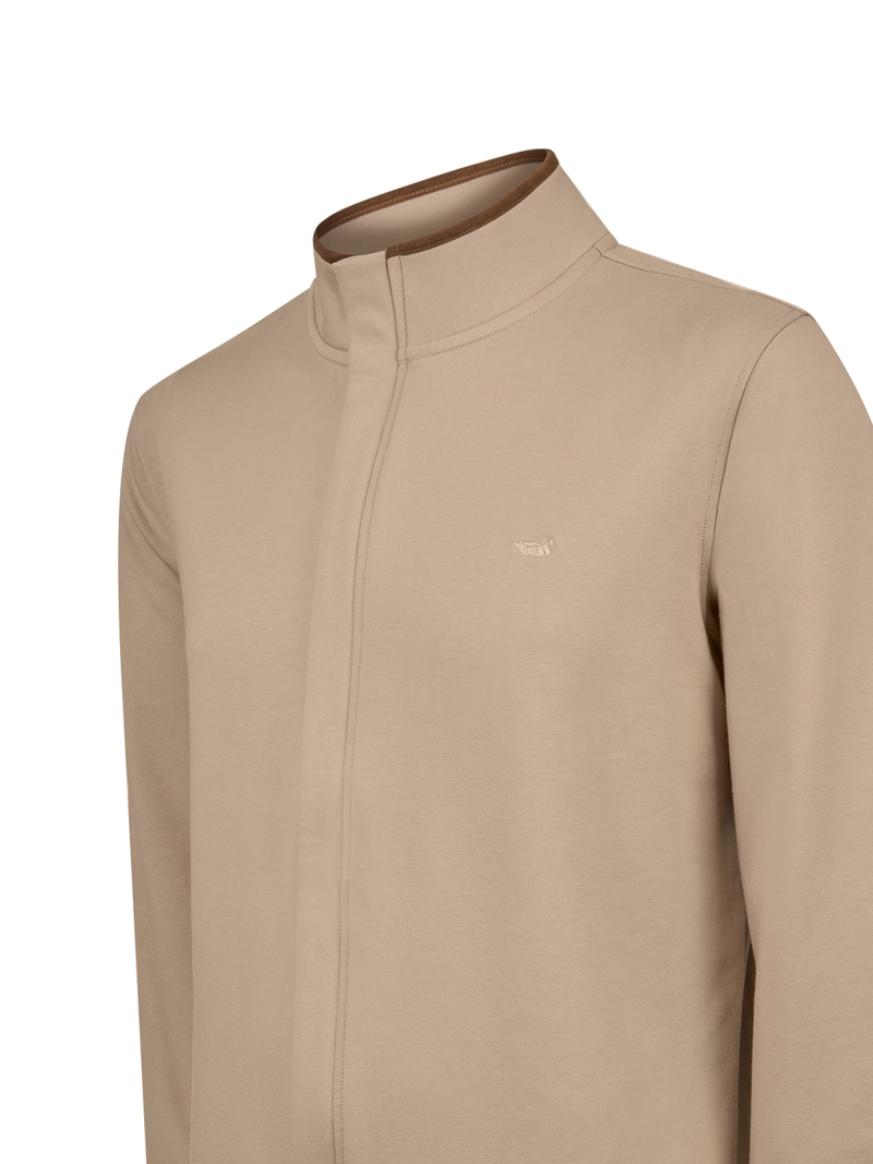 POLERON ALGODON ORGANICO HOMBRE RIMINI BEIGE ROCKFORD - 4