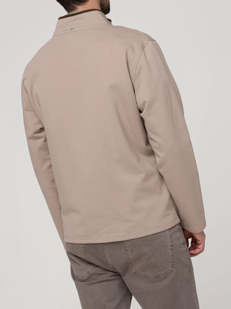 POLERON ALGODON ORGANICO HOMBRE RIMINI BEIGE ROCKFORD - 6