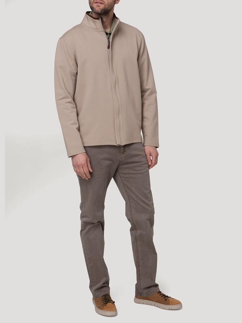 POLERON ALGODON ORGANICO HOMBRE RIMINI BEIGE ROCKFORD - 8