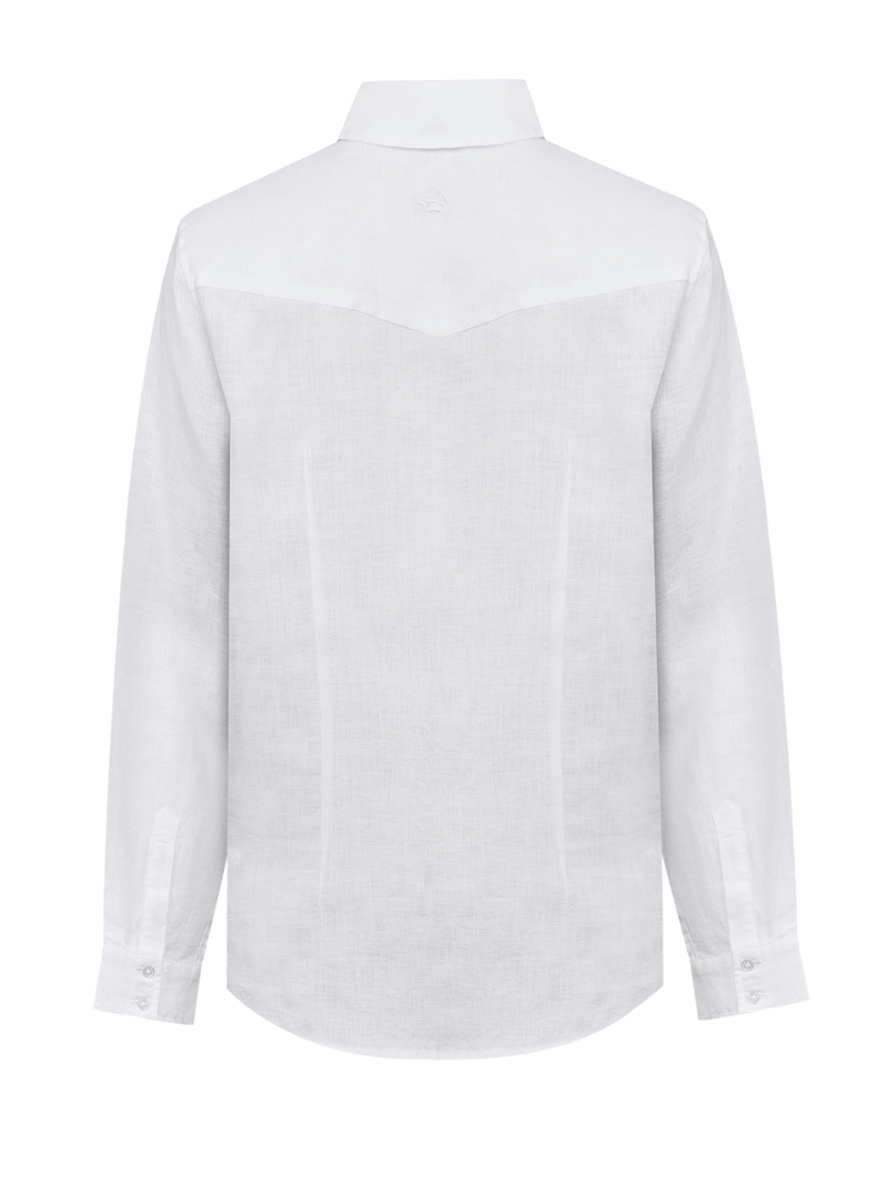 BLUSA LINO ORGANICO MUJER LIRIO BLANCO ROCKFORD - 2