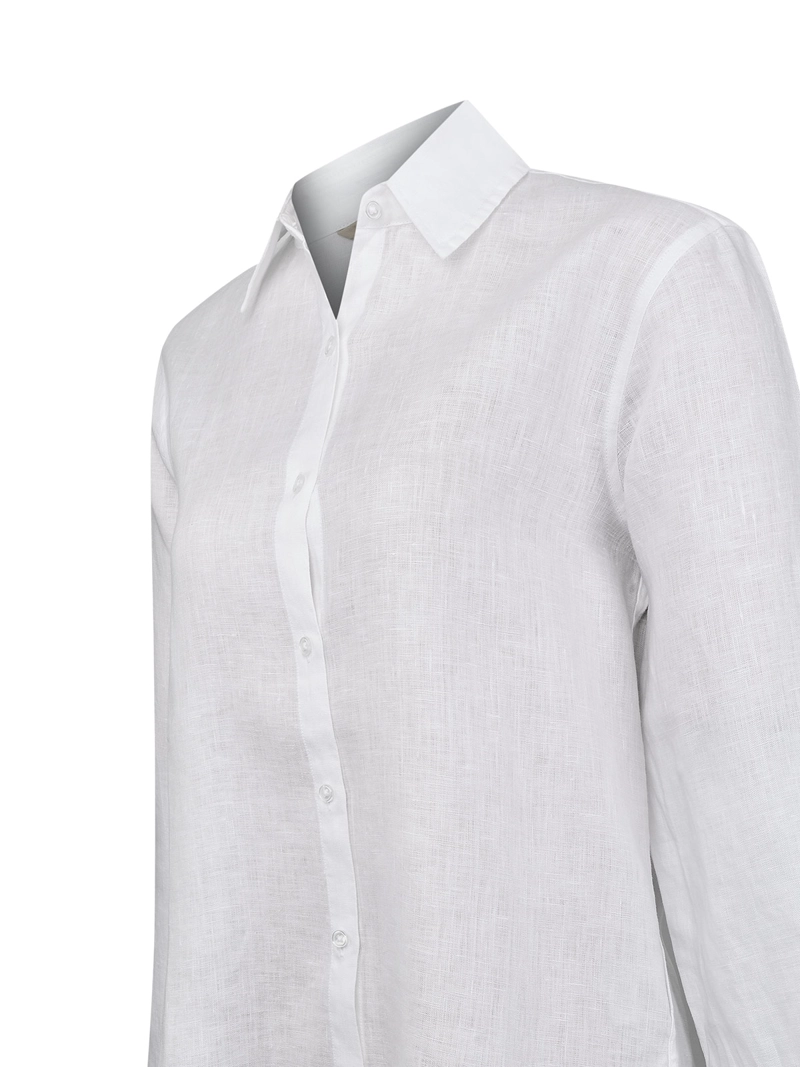 BLUSA LINO ORGANICO MUJER LIRIO BLANCO ROCKFORD - 4