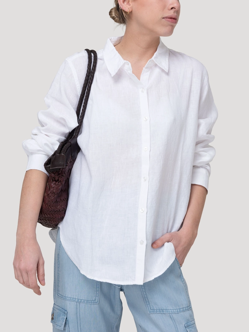 BLUSA LINO ORGANICO MUJER LIRIO BLANCO ROCKFORD - 5