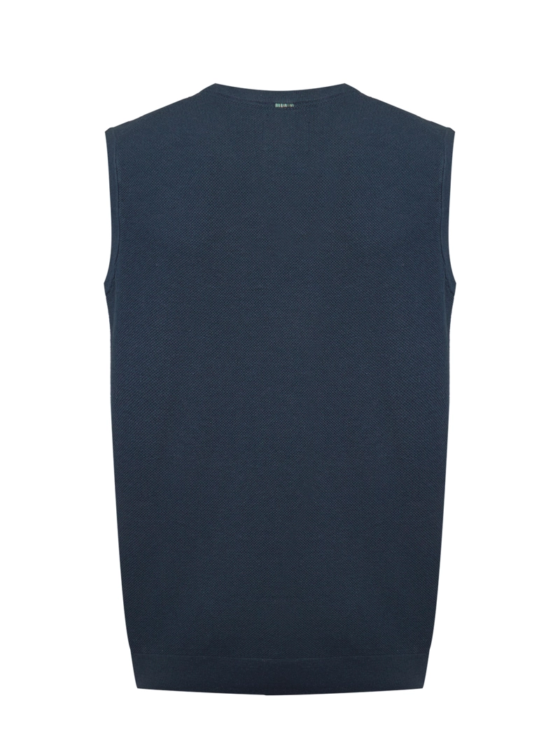 SWEATER ALGODON ORGANICO HOMBRE RIVO AZUL ROCKFORD - 2