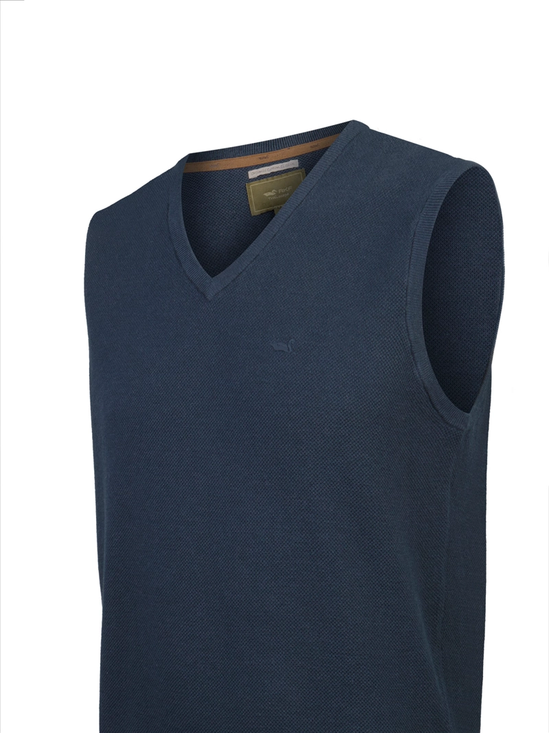 SWEATER ALGODON ORGANICO HOMBRE RIVO AZUL ROCKFORD - 4