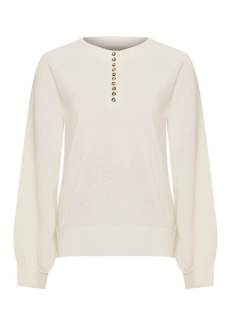 SWEATER POLIE STER MUJER OMAHA BLANCO ROCKFORD - 1